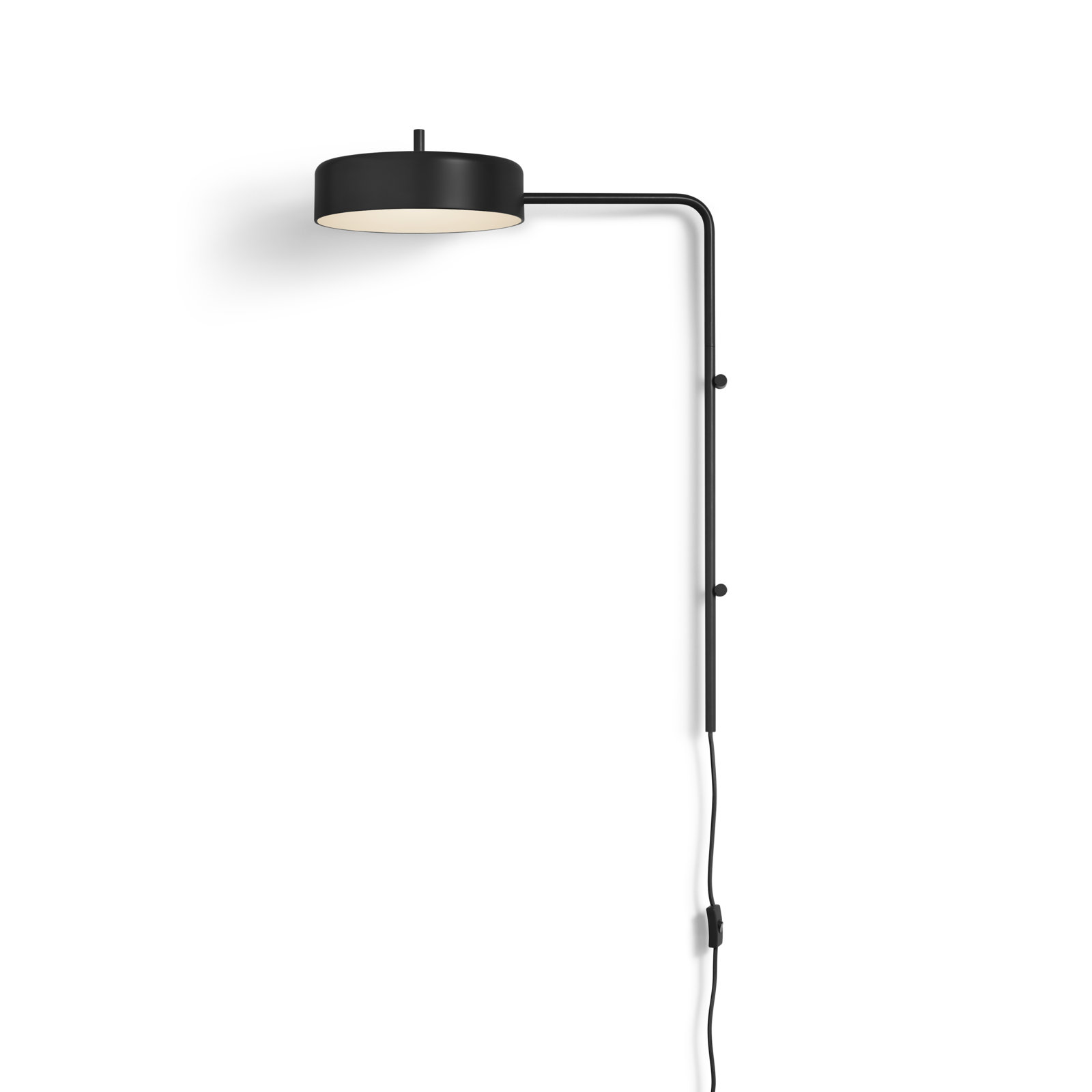 Blu Dot Bobber Single Light Sconce, Black