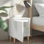 Spalding Bed Cabinet with Solid Wood Legs 40x30x50 cm-850094483