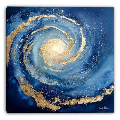 Art mural sur toile Gilded Galaxy II