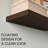 Floating Shelves, 2 Shelves, 1.50" H