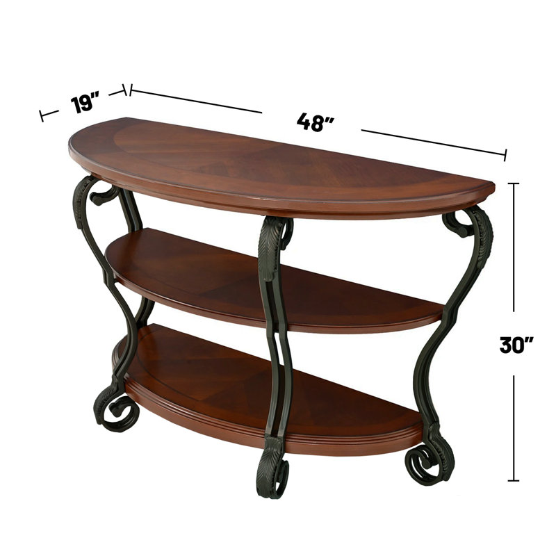 Stalvey 19" Solid Wood Console Table