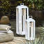 Cube Outdoor Lantern Small Battery-77943202-77943201
