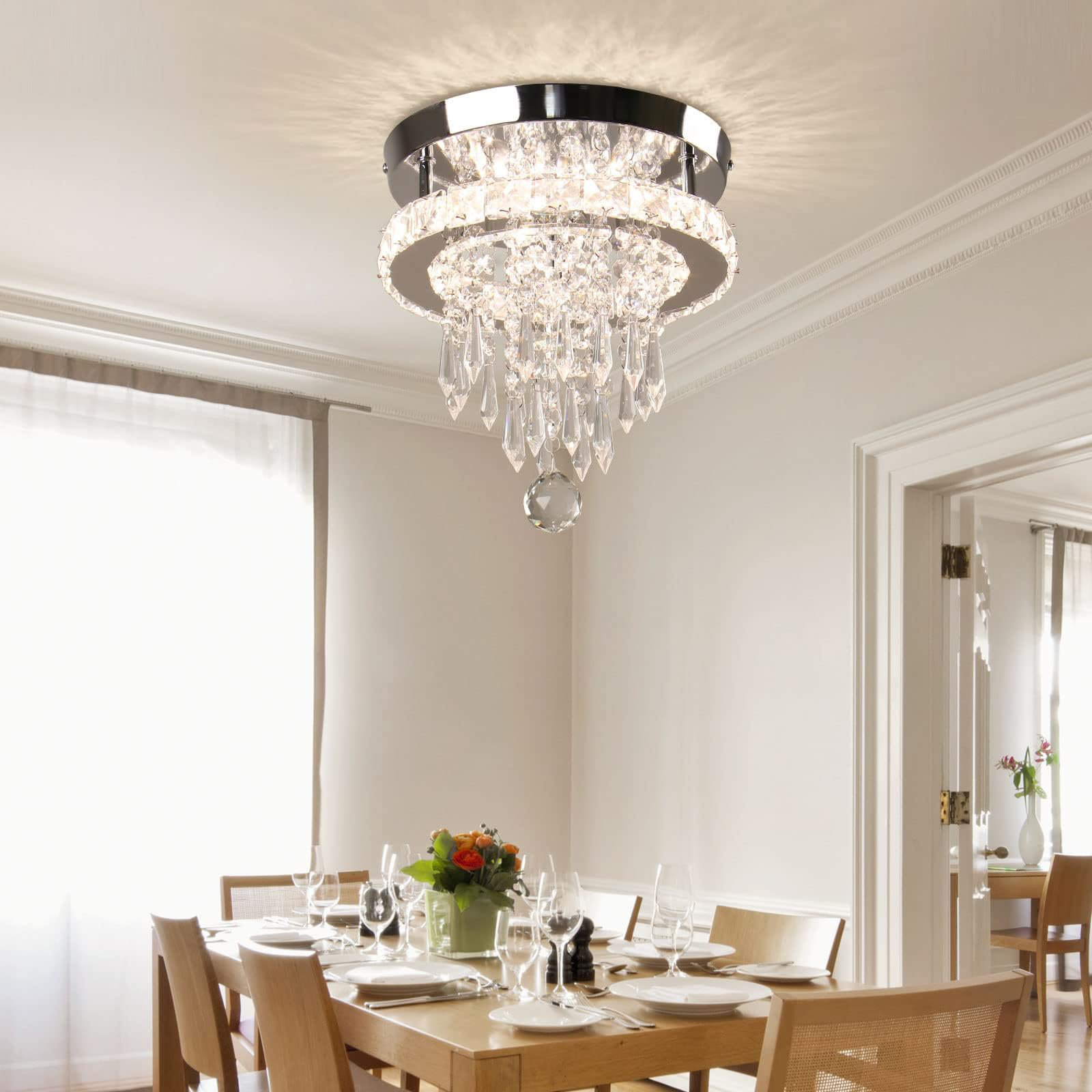 House of Hampton® Modern Small Closet Chandelier LED Ceiling Light ...