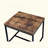Rectangular Wooden Top End Table