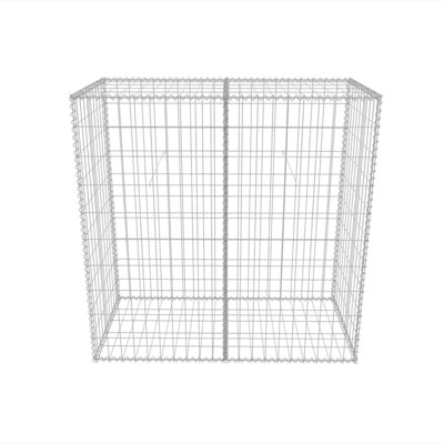 vidaXL Gabion Basket, Galvanized-Steel Gabion Wall/ Cage, High Load Capacity, 39.4''x19.7x39.4''