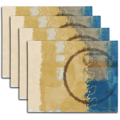 Napperon abstrait en polyester