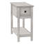 Accent Table, End, Side Table, 2 Tier, Narrow, Bedroom, Lamp, Storage Drawer-152346498