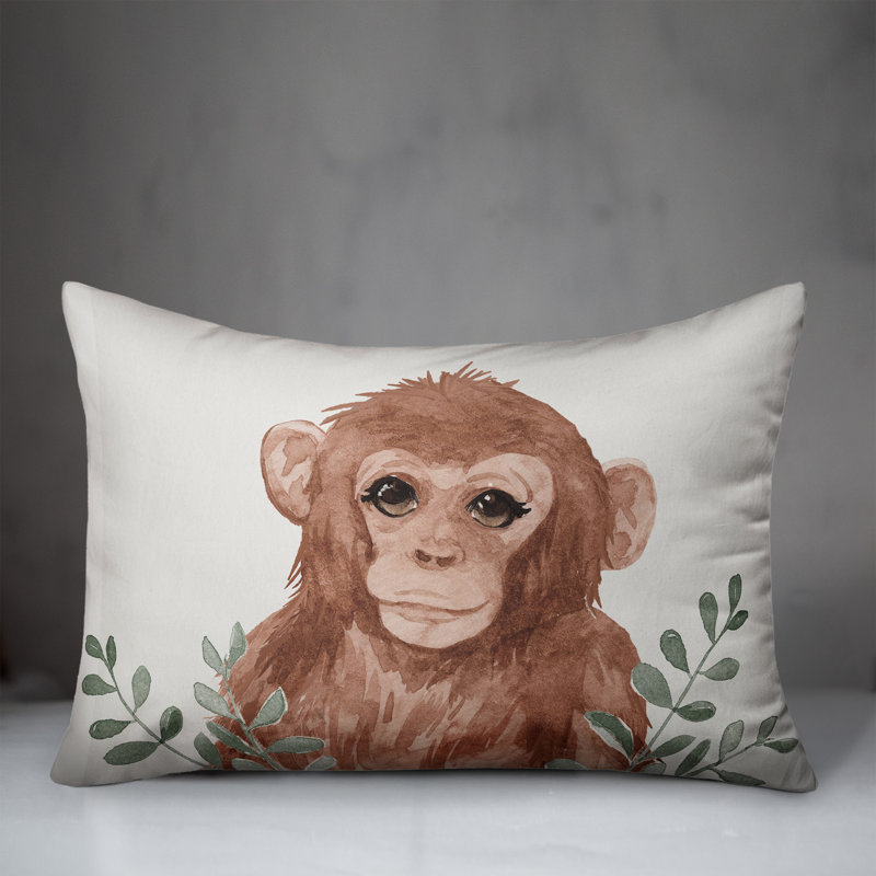 Housse de coussin rectangulaire en polyester 