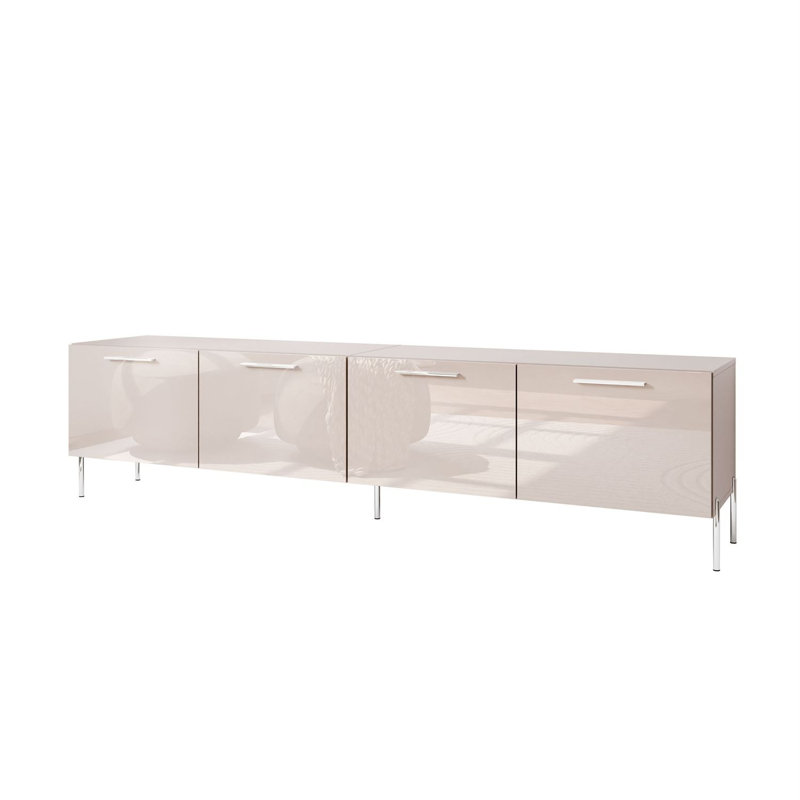 TV Stand for TVs up to 60", Cashmere/Silver