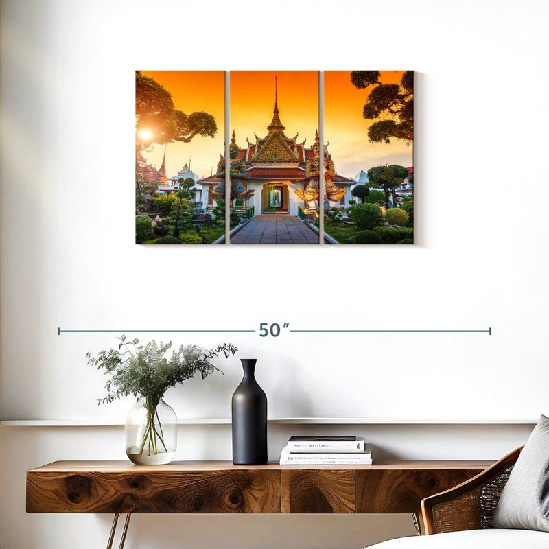 Porte Adella Wat Arun, H 20 po x l 33 po