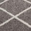 Tapis gris touffeté à motif géométrique Sari-1769808510