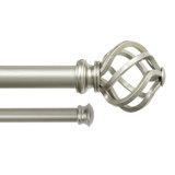 Kamath Steel Adjustable Double Curtain Rod