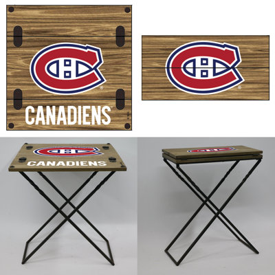 NHL Outdoor Bistro Table , in. W in. D