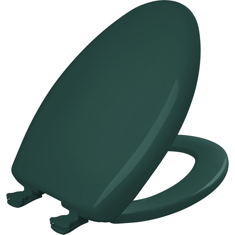 Elongated Toilet Seat and Lid, Teal