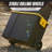 Portable Tool Box with Wheels Stackable 2-in-1 Tool Chest ' Foldable Comfort Handle , Tough Latches, and Removable Storage Trays