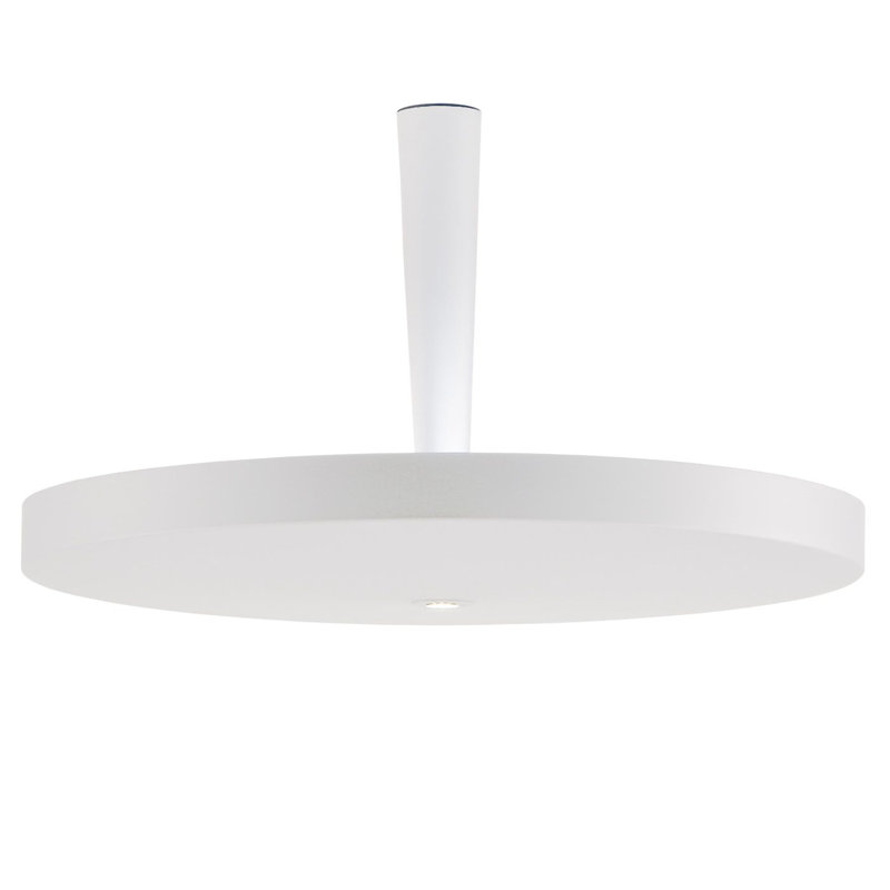 Semi Flush Mount, Matt White