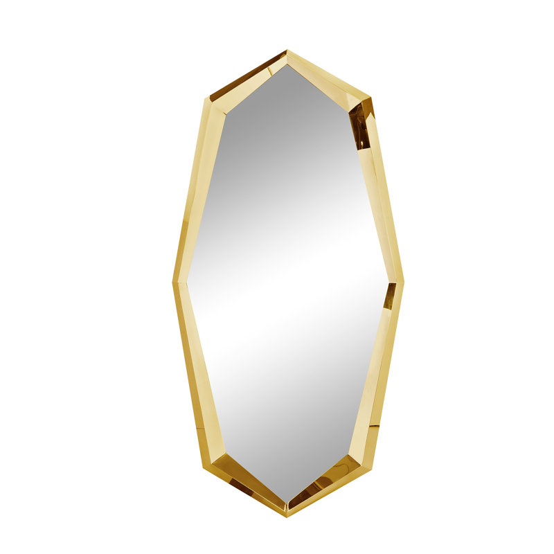 Orchard Hill Metal Wall Mirror, Gold
