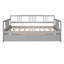 Lit de jour double en bois avec lit gigogne simple-201485388