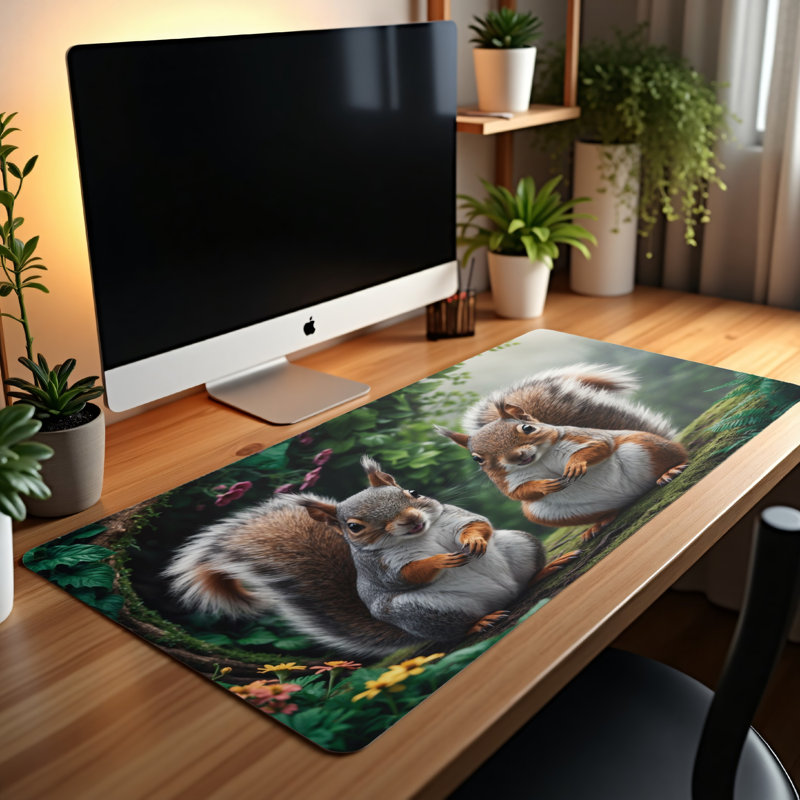 Polyester Desk Pad, 14.4x12.1