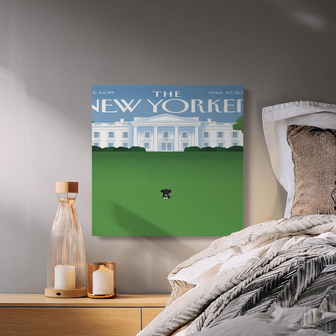 Bo Obama New Yorker White House Canvas Print
