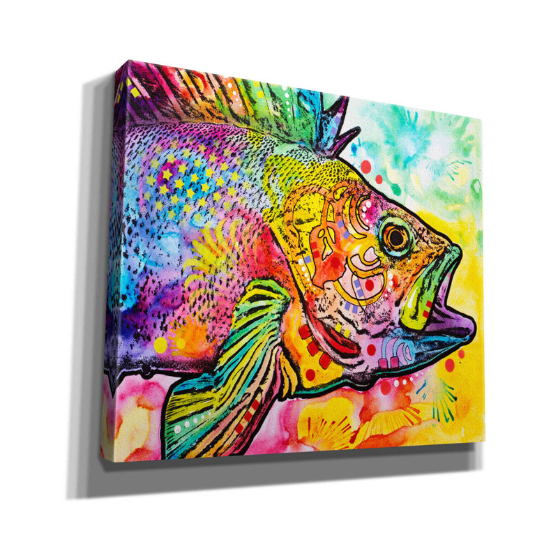 " Fish " by Dean Russo, 26" H x 30" W x 1.5" D
