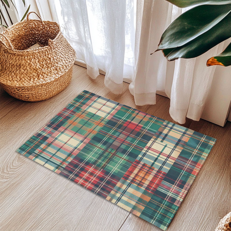 Tapis tressé Timeless Check Grids, Rectangulaire 3 pi x 5 pi