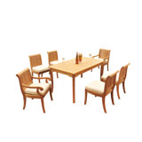 Giva Outdoor 7 - Piece Teak Dining Set