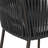 Polyethylene (PE) Wicker Outdoor Stool with Cushion-120796948-99425542-99424062