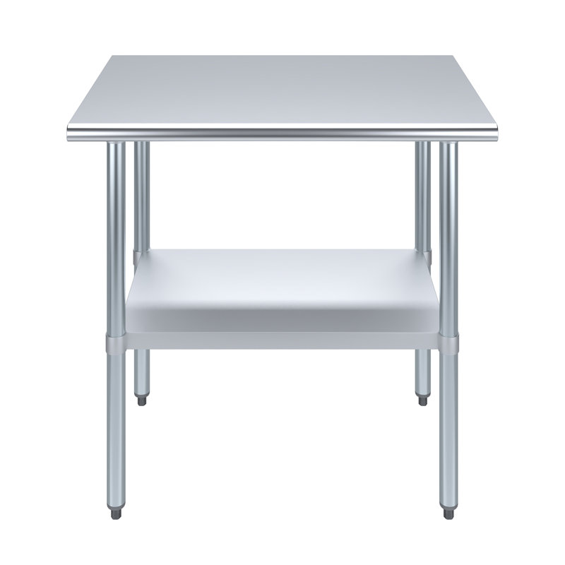 Stainless Steel Top Workbench, 35" H x 36" W x 24" D