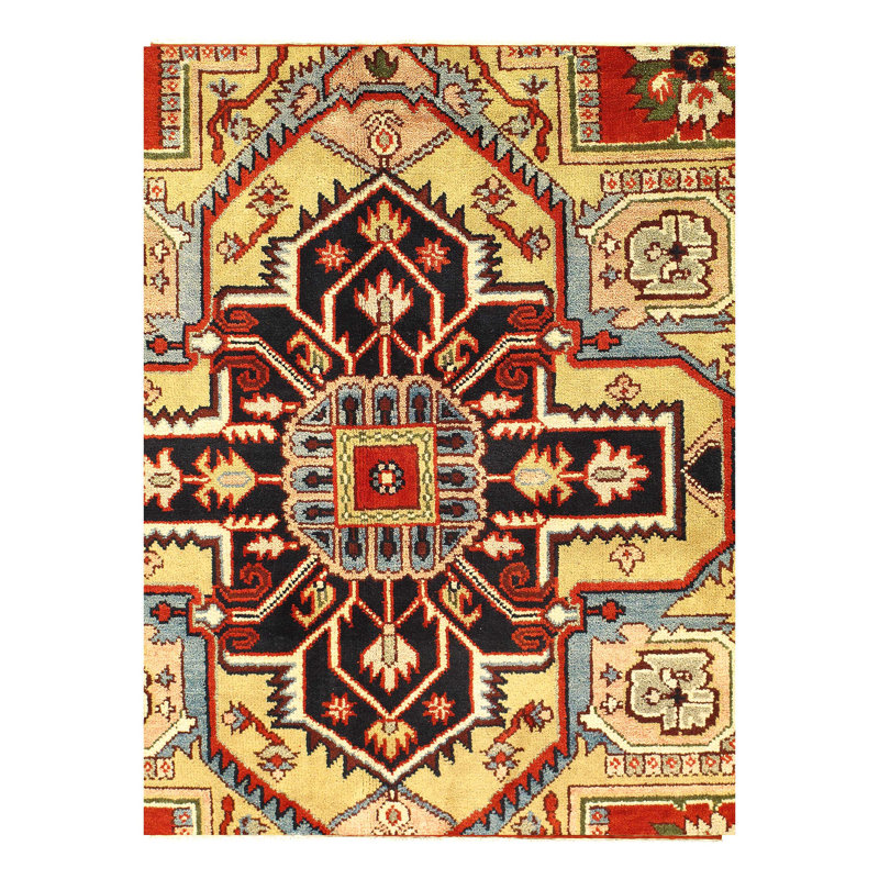 One-of-a-Kind Rectangle 9'8" x 13'11" Hand Knotted Area Rug