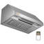 CIARRA Professional 36" 950 CFM Smart Under Cabinet Range Hood Insert in 304 Stainless Steel with Built-In Gas Leak Detection, WiFi App, Voice Control & Dishwasher-Safe Baffle Filters
