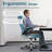 Home Office Linen Velvet Fabric Executive Chair-754466202-754466201