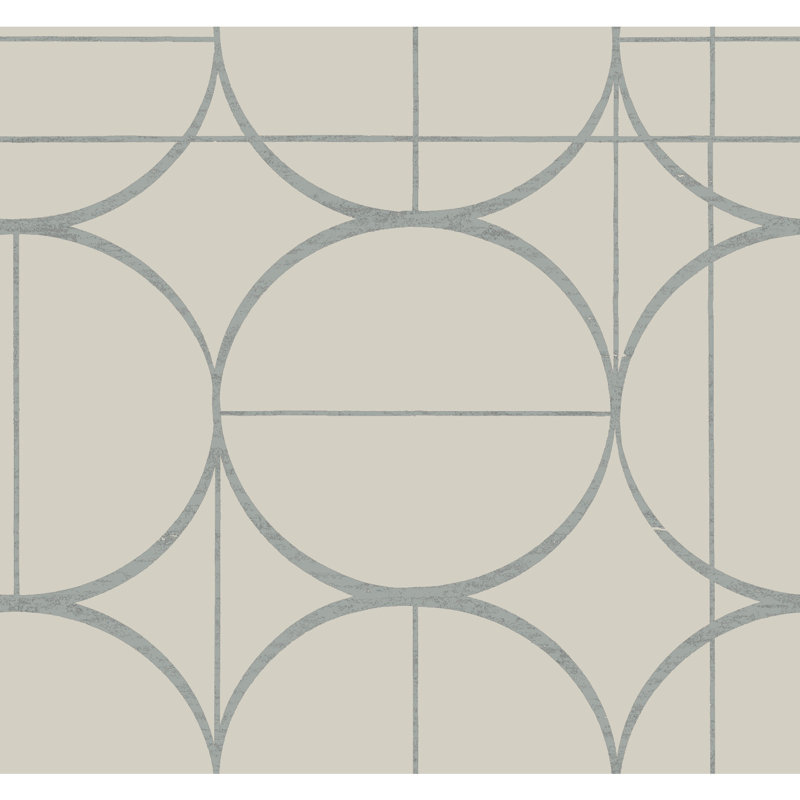 Rouleau de papier peint L 26,9 pi x l 27 po, gris