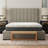 12" Copper Gel Cooling Memory Foam Mattress With Edge Support And Air Grid Base