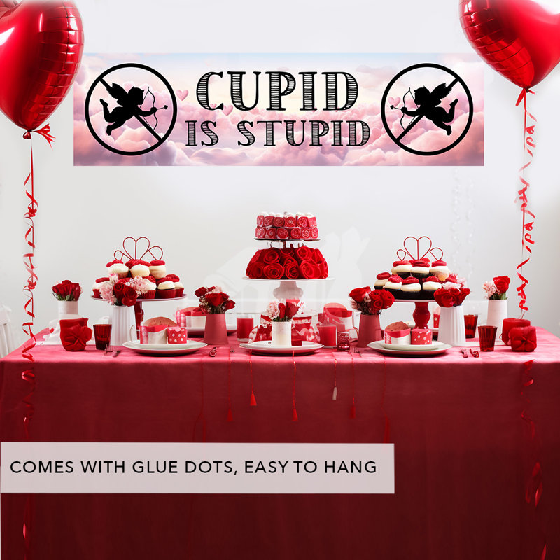 Bannières / enseignes de la Saint-Valentin