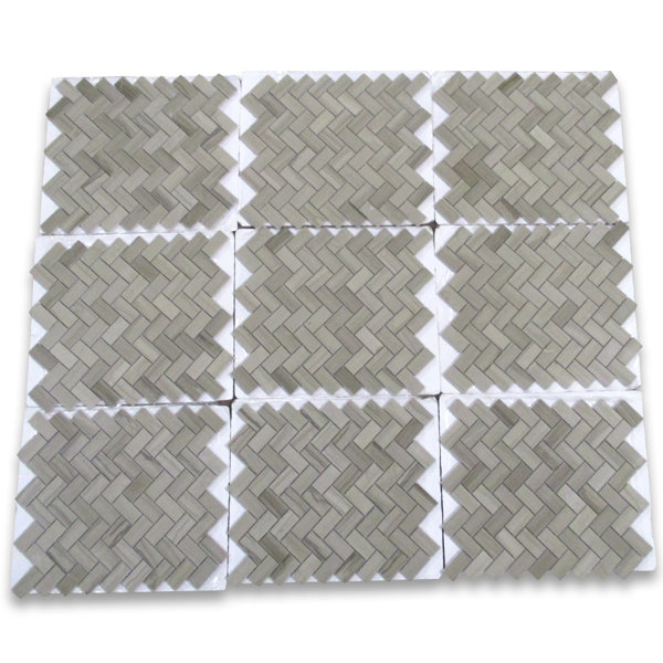12" x 11" Marble Mosaic Wall & Floor Tile