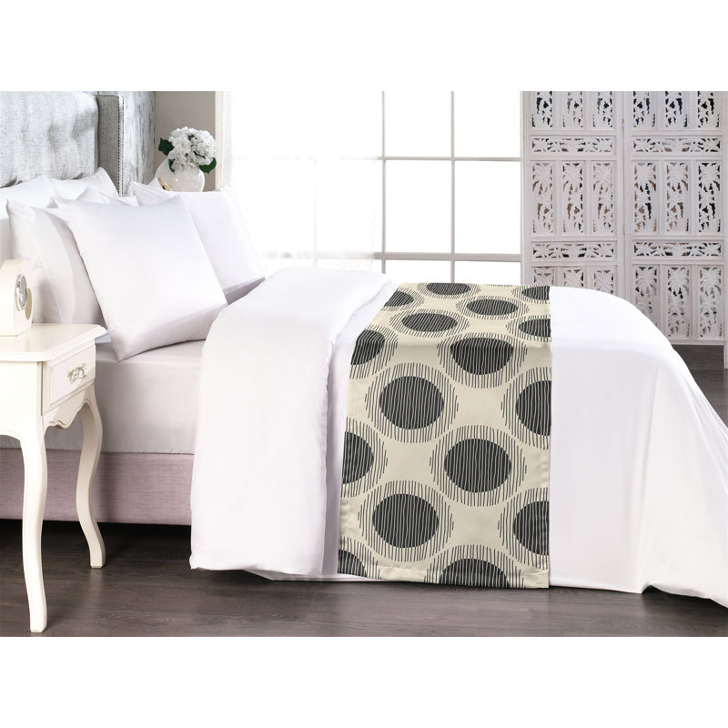 Tapis de couloir à motif géométrique Ambesonne, Très grand lit