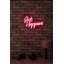 Bande lumineuse néon flexible à DEL, couleur rose, 17,7 po x 11,4 po x 0,8 po | IP67 imperméable, gabarit en mousse de PVC | 12V DC, 8W-10W / m | Système de suspension murale intégré, parfait pour la décoration intérieure et l'éclairage de fête-2101483418