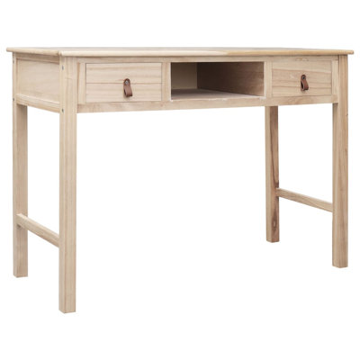 Bureau en bois de peuplier naturel et bois de peuplier rustique moyen