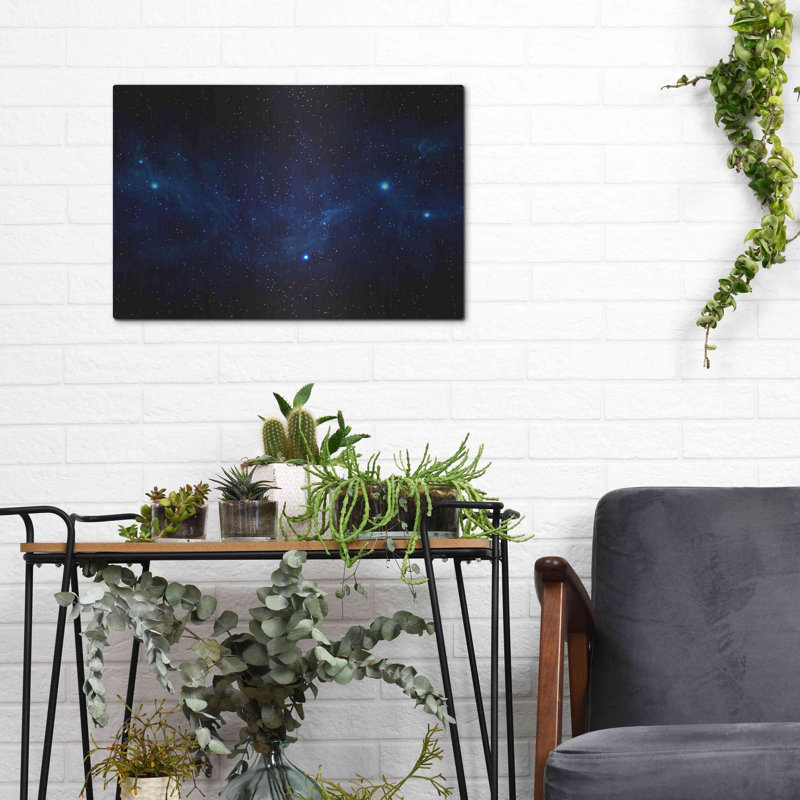 «Ultramarine Space» par Luxe Portfolio, art mural en métal, H 12 po x l 16 po