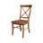 Bellmead Solid Wood Cross Back Side Chair-274613920