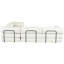 L-Shaped Modular Convertible Sofa Bed