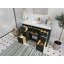 Ensemble de meuble-lavabo simple 48 po Calacatta Nuvo Quartz-1241174032