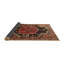 Tapis traditionnel rouge / noir Kruetzen-2102518897