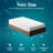 Arsuite Breathable Sweat Proof Cotton Cover Mattress Protector, Full, White-999672066