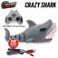 Hyper Drive: Crazy Shark - Gris - 14 po Sons Mega Chomp IR Télécommande jouet, Chomping réaliste et mouvement de queue, joue de la musique, joue des cascades, enfants 3+