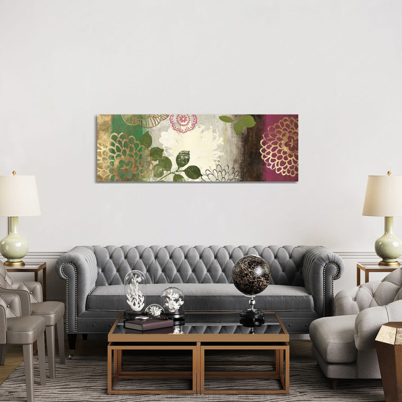 Jacquard I by Asia Jensen - Wrapped Canvas Panoramic Print