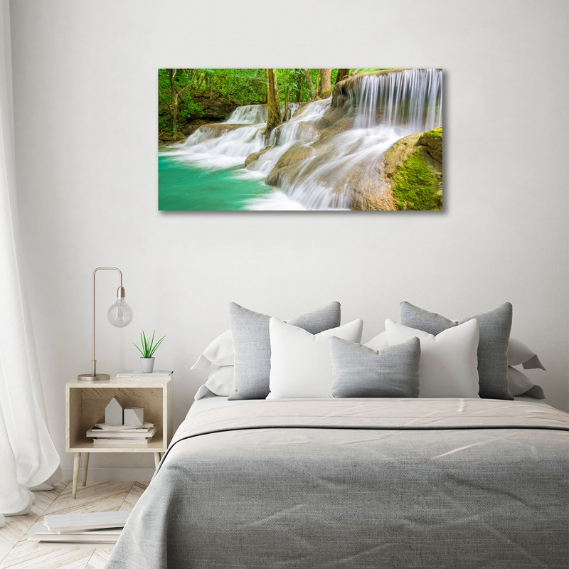 Waterfalls - No Frame Print on Canvas