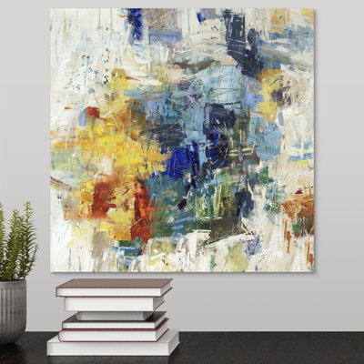 « acier blue stare ii », peinture sur toile