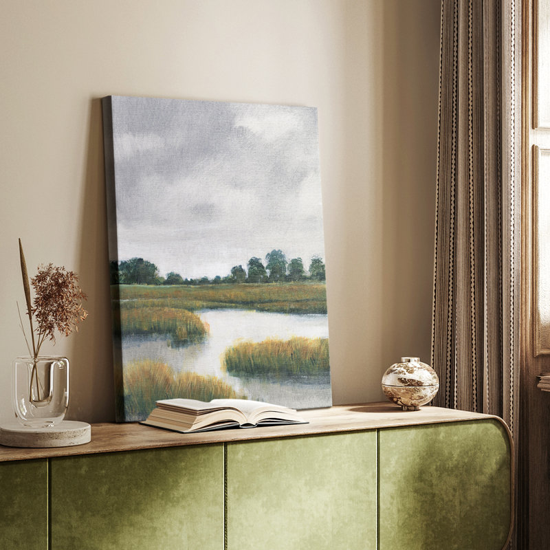 Salt Marshes II - galerie sur mesure Cavas, H 27 po x l 18 po